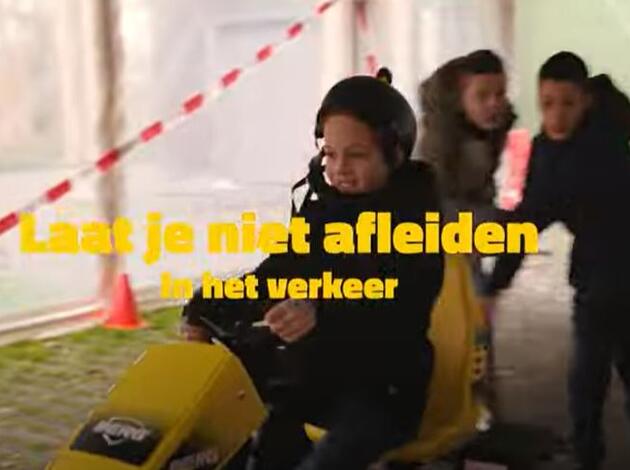 Jongen op skelter tijdens Risk Factory 2024 in Goes